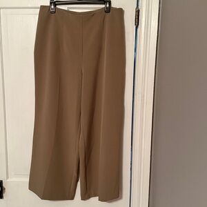 Nine West Beige Wide-Leg Pants